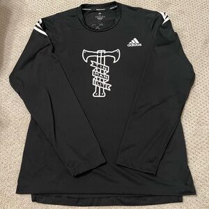 Adidas x Tinman Elite Black Graphic Long Sleeve Tee - L